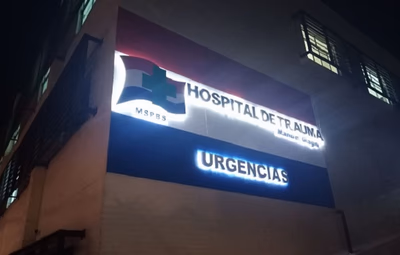 Hospital de Trauma reportó 246 casos de urgencia entre Nochebuena y Navidad