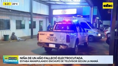 Niña de un año muere electrocutada