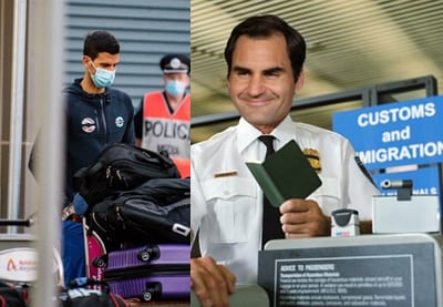 Novak Djokovic está aislado en un aeropuerto y redes arden
