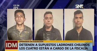 Detienen a banda de chilenos sospechosa de varios robos domiciliarios