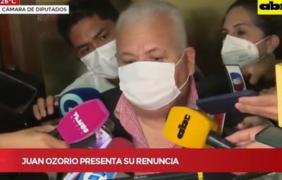 Ozorio dice que renuncia “por estrés” 