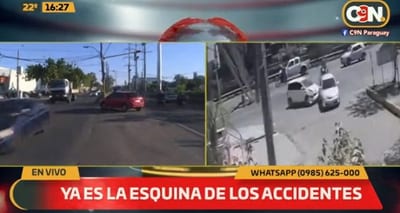 Reportan otro accidente de tránsito sobre la Avenida Madame Lynch