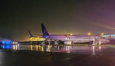 Copa asegura que no hubo heridos en incidente durante aterrizaje 