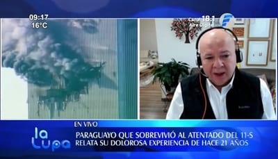 Paraguayo sobreviviente recuerda el atentado contra las Torres Gemelas 