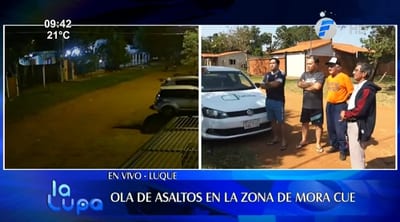Denuncian imperante inseguridad en barrio luqueño