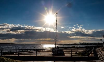 Anuncian jornada cálida con vientos del norte