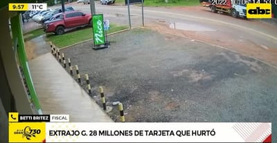 Comerciante sufre robo de tarjeta de débito y extraen G. 28 millones de su cuenta