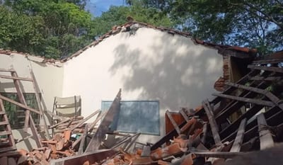 Reportan colapso de techo de institución educativa en Caazapá
