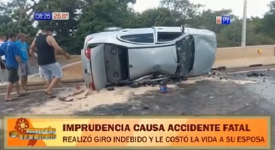 Madre fallece en accidente rutero en Oviedo