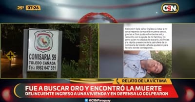 Dueño de casa niega haber golpeado a hombre fallecido en comisaría