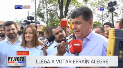 “No es tiempo de partidos, es tiempo de la Patria”, dice Efraín