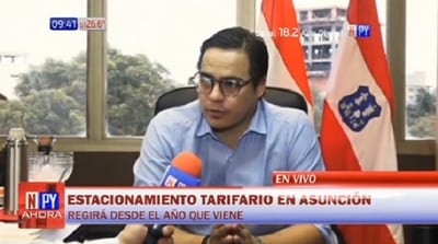 Desde el 2023 regirán los estacionamientos tarifados en Asunción