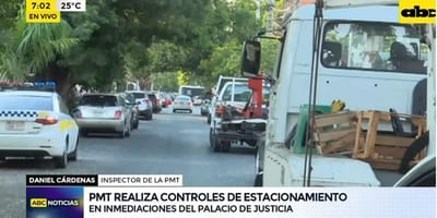 PMT despeja “estacionamientos reservados” en zona del Palacio de Justicia