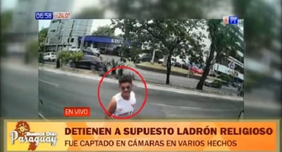 Detienen a sospechoso de robar a hombre que estaba orando