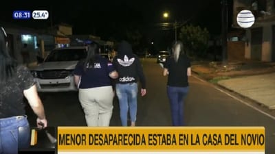 Adolescente desaparecida estaba con su “novio”, reportan