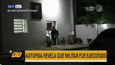 Autopsia revela que Líder Ríos fue ejecutado de un disparo