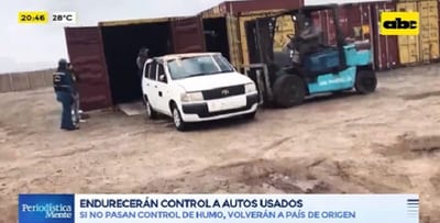 Desde este miércoles iniciarán control de humo a vehículos usados