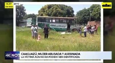 Hallan cuerpo de mujer en un patio baldío de Caaguazú