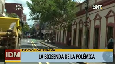Bicisenda sobre Palma genera rechazo y polémica