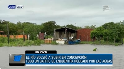Reportan crítica situación en Belén y otras comunidades de Concepción