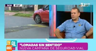 Lanzan campaña de seguridad vial “Lomadas sin sentido”