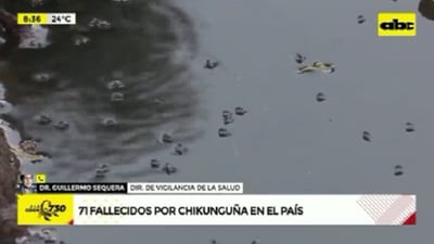 Ahora los casos de dengue van en aumento, según Sequera