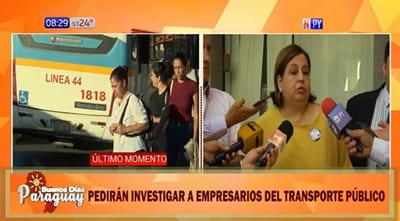 Piden que la Fiscalía investigue a empresas de transporte por reguladas