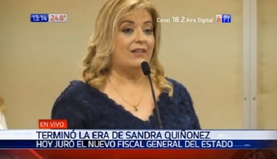 Quiñónez destaca la lucha contra la corrupción en su despedida