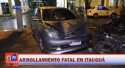 Hombre muere tras ser arrollado por vehículo en Itauguá