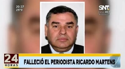 Fallece el periodista Ricardo Martens García