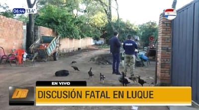 Hombre muere baleado en medio de una discusión en Luque