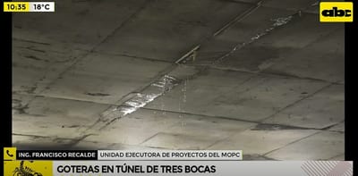 El túnel de Tres Bocas “no está terminado”, confirman desde el MOPC