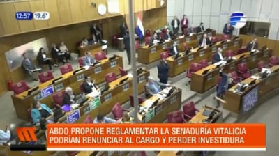 El Ejecutivo propone reglamentar la senaduría vitalicia