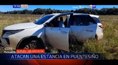 Reportan dos muertos tras ataque a estancia en Puentesiño