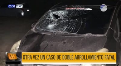Reportan un muerto por doble arrollamiento en Remansito