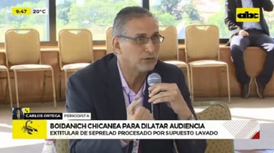 Boidanich chicanea para dilatar audiencia por el caso Messer