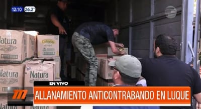 Incautan productos de “contrabando” en mercado de Luque