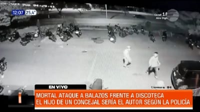 Asesinan a joven frente a discoteca e hijo de concejal es sospechoso, confirman