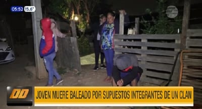 Asesinan a balazos a un joven al llegar a su vivienda en Asunción