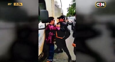 Reportan incidente entre trabajador y Policía Municipal de Tránsito de Pilar
