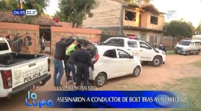 Delincuentes acaban con la vida de conductor de Bolt en Villa Elisa
