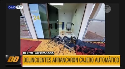 Delincuentes arrancan cajero automático de un silo en Alto Paraná