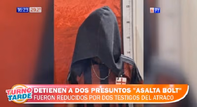 Testigos persiguen y detienen a “asalta bolt” en Mariano
