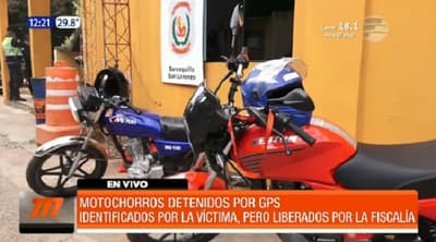 Recuperan motocicleta robada a trabajador y detienen a sospechosos en San Lorenzo