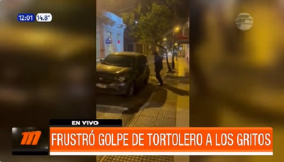 Transeúnte frustra a los gritos robo de tortolero en centro de Asunción