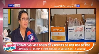 Roban más de 300 vacunas en Unidad de Salud de Ciudad del Este