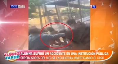 Alumna cae por la escalera del CNC tras gresca