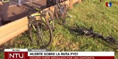 Joven ciclista pierde la vida tras ser atropellado por camioneta en Encarnación