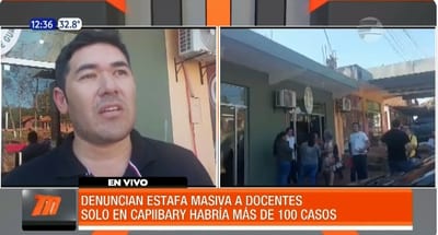 Docentes de San Pedro denuncian estafa masiva y se manifiestan