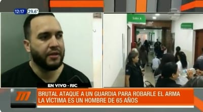 Atacan a machetazos a guardia de seguridad en Pedro Juan Caballero